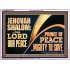 JEHOVAHSHALOM THE LORD OUR PEACE PRINCE OF PEACE  Church Acrylic Frame  GWARMOUR10716  "18X12"