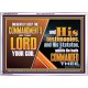 DILIGENTLY KEEP THE COMMANDMENTS OF THE LORD OUR GOD  Ultimate Inspirational Wall Art Acrylic Frame  GWARMOUR10719  