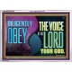 DILIGENTLY OBEY THE VOICE OF THE LORD OUR GOD  Bible Verse Art Prints  GWARMOUR10724  