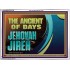 THE ANCIENT OF DAYS JEHOVAH JIREH  Scriptural Décor  GWARMOUR10732  "18X12"