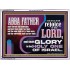 ABBA FATHER SHALL SCATTER ALL OUR ENEMIES AND WE SHALL REJOICE IN THE LORD  Bible Verses Acrylic Frame  GWARMOUR10740  "18X12"