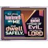 WHOSO HEARKENETH UNTO THE LORD SHALL DWELL SAFELY  Christian Artwork  GWARMOUR10767  "18X12"