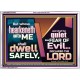 WHOSO HEARKENETH UNTO THE LORD SHALL DWELL SAFELY  Christian Artwork  GWARMOUR10767  