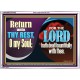 THE LORD HATH DEALT BOUNTIFULLY WITH THEE  Contemporary Christian Art Acrylic Frame  GWARMOUR10792  