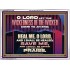 LET THE WICKEDNESS OF THE WICKED COME TO AN END HEAL ME O LORD  Scripture Art Acrylic Frame  GWARMOUR10796  "18X12"