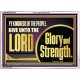 GIVE UNTO THE LORD GLORY AND STRENGTH  Sanctuary Wall Picture Acrylic Frame  GWARMOUR11751  