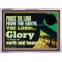 PRAISE THE LORD FROM THE EARTH  Children Room Wall Acrylic Frame  GWARMOUR12033  "18X12"