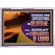 CONSIDER MINE AFFLICTION O LORD  Christian Artwork Glass Acrylic Frame  GWARMOUR12052  