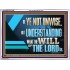 BE YE NOT UNWISE  Scripture Art Acrylic Frame  GWARMOUR12059  "18X12"