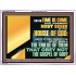 FOR THE TIME IS COME THAT JUDGEMENT MUST BEGIN AT THE HOUSE OF THE LORD  Modern Christian Wall Décor Acrylic Frame  GWARMOUR12075  "18X12"