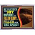 BE BLESSED WITH JOY UNSPEAKABLE AND FULL GLORY  Christian Art Acrylic Frame  GWARMOUR12100  "18X12"