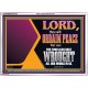 THE LORD WILL ORDAIN PEACE FOR US  Large Wall Accents & Wall Acrylic Frame  GWARMOUR12113  