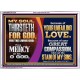 MY SOUL THIRSTETH FOR GOD THE LIVING GOD HAVE MERCY ON ME  Custom Christian Artwork Acrylic Frame  GWARMOUR12135  