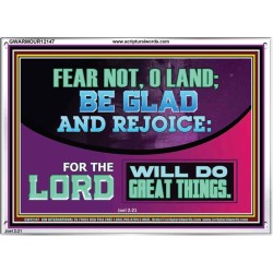 THE LORD WILL DO GREAT THINGS  Custom Inspiration Bible Verse Acrylic Frame  GWARMOUR12147  "18X12"
