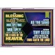 IN BLESSING I WILL BLESS THEE  Unique Bible Verse Acrylic Frame  GWARMOUR12150  