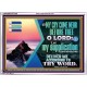 LET MY CRY COME NEAR BEFORE THEE O LORD  Inspirational Bible Verse Acrylic Frame  GWARMOUR12165  