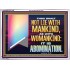 THOU SHALT NOT LIE WITH MANKIND AS WITH WOMANKIND IT IS ABOMINATION  Bible Verse for Home Acrylic Frame  GWARMOUR12169  "18X12"