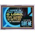 O LORD I AM THINE SAVE ME  Large Scripture Wall Art  GWARMOUR12177  "18X12"