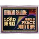 JEHOVAH SHALOM THE LORD OUR PEACE PRINCE OF PEACE  Righteous Living Christian Acrylic Frame  GWARMOUR12251  