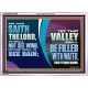 VALLEY SHALL BE FILLED WITH WATER THAT YE MAY DRINK  Sanctuary Wall Acrylic Frame  GWARMOUR12358  