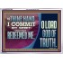 REDEEMED ME O LORD GOD OF TRUTH  Righteous Living Christian Picture  GWARMOUR12363  "18X12"
