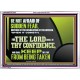 THE LORD SHALL BE THY CONFIDENCE  Unique Scriptural Acrylic Frame  GWARMOUR12410  