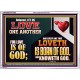 EVERY ONE THAT LOVETH IS BORN OF GOD AND KNOWETH GOD  Unique Power Bible Acrylic Frame  GWARMOUR12420  