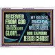MY BELOVED SON IN WHOM I AM WELL PLEASED OUR SAVIOUR JESUS CHRIST  Eternal Power Acrylic Frame  GWARMOUR12431  