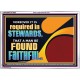 BE FOUND FAITHFUL  Scriptural Wall Art  GWARMOUR12693  