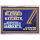 BLESSED IS HE THAT WATCHETH AND KEEPETH HIS GARMENTS  Bible Verse Acrylic Frame  GWARMOUR12704  