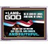 THE LAMB OF GOD LORD OF LORD AND KING OF KINGS  Scriptural Verse Acrylic Frame   GWARMOUR12705  "18X12"