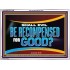 SHALL EVIL BE RECOMPENSED FOR GOOD  Scripture Acrylic Frame Signs  GWARMOUR12708  "18X12"