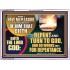 REPENT AND TURN TO GOD AND DO WORKS MEET FOR REPENTANCE  Christian Quotes Acrylic Frame  GWARMOUR12716  "18X12"