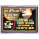 REPENT AND TURN TO GOD AND DO WORKS MEET FOR REPENTANCE  Christian Quotes Acrylic Frame  GWARMOUR12716  