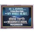 SHEW FORTH ALL THY MARVELLOUS WORKS  Bible Verse Acrylic Frame  GWARMOUR12948  "18X12"
