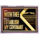 WITH THEE WILL I ESTABLISH MY COVENANT  Bible Verse Wall Art  GWARMOUR12953  