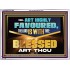 THOU ART HIGHLY FAVOURED THE LORD IS WITH THEE  Bible Verse Art Prints  GWARMOUR12954  "18X12"