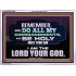 DO ALL MY COMMANDMENTS AND BE HOLY   Bible Verses to Encourage  Acrylic Frame  GWARMOUR12962  "18X12"
