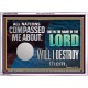 IN THE NAME OF THE LORD WILL I DESTROY THEM  Biblical Paintings Acrylic Frame  GWARMOUR12966  