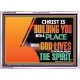 A PLACE WHERE GOD LIVES THROUGH THE SPIRIT  Contemporary Christian Art Acrylic Frame  GWARMOUR12968  