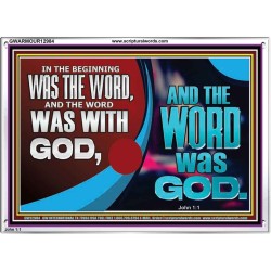 THE WORD OF LIFE THE FOUNDATION OF HEAVEN AND THE EARTH  Ultimate Inspirational Wall Art Picture  GWARMOUR12984  "18X12"