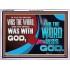 THE WORD OF LIFE THE FOUNDATION OF HEAVEN AND THE EARTH  Ultimate Inspirational Wall Art Picture  GWARMOUR12984  "18X12"