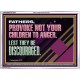 FATHER PROVOKE NOT YOUR CHILDREN TO ANGER  Unique Power Bible Acrylic Frame  GWARMOUR13077  