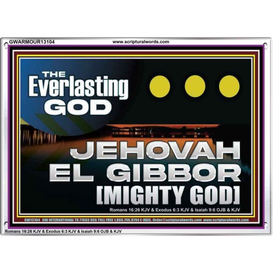 EVERLASTING GOD JEHOVAH EL GIBBOR MIGHTY GOD   Biblical Paintings  GWARMOUR13104  