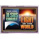 OUR LORD JESUS CHRIST THE LIGHT OF THE WORLD  Christian Wall Décor Acrylic Frame  GWARMOUR13122B  