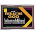 THE EVERLASTING GOD JEHOVAHNISSI  Contemporary Christian Art Acrylic Frame  GWARMOUR13131  "18X12"
