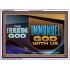 THE EVERLASTING GOD IMMANUEL..GOD WITH US  Contemporary Christian Wall Art Acrylic Frame  GWARMOUR13134  "18X12"