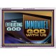 THE EVERLASTING GOD IMMANUEL..GOD WITH US  Contemporary Christian Wall Art Acrylic Frame  GWARMOUR13134  