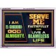 EL SHADDAI GOD ALMIGHTY  Unique Scriptural Acrylic Frame  GWARMOUR9540  