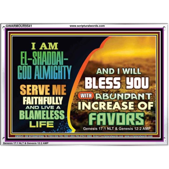 SERVE ME FAITHFULLY  Unique Power Bible Acrylic Frame  GWARMOUR9541  